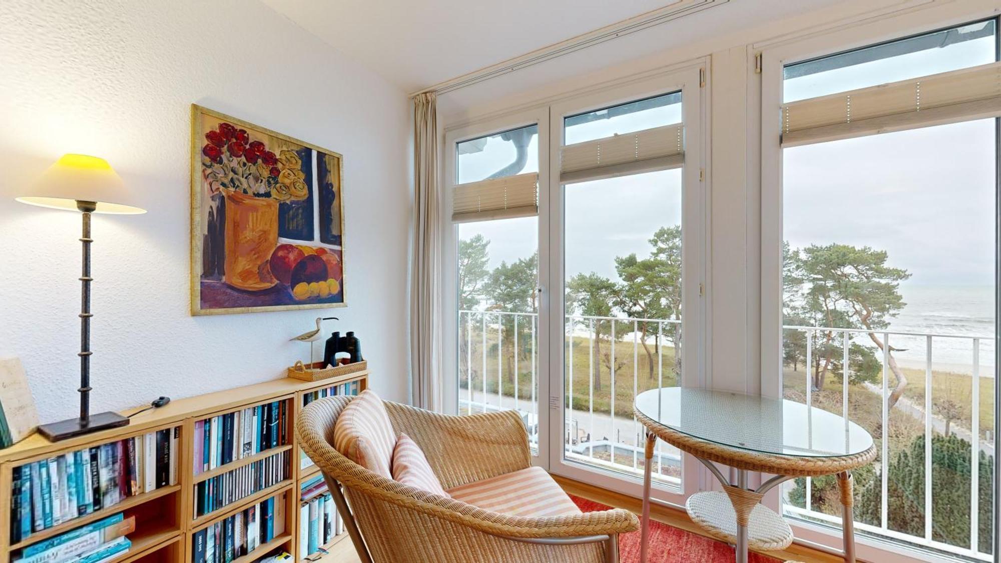 Fewo Direkt Am Strand Mit Meerblick Und Suedbalkon, Villa Freia 27, Binz Ngoại thất bức ảnh